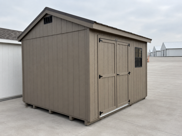 10'x12' Economy Ranch Gable Wood Shed