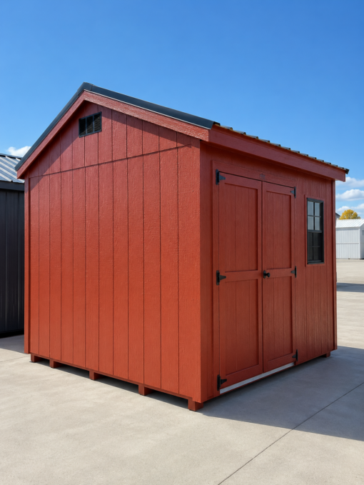 10'x12' Economy Ranch Gable Wood Shed