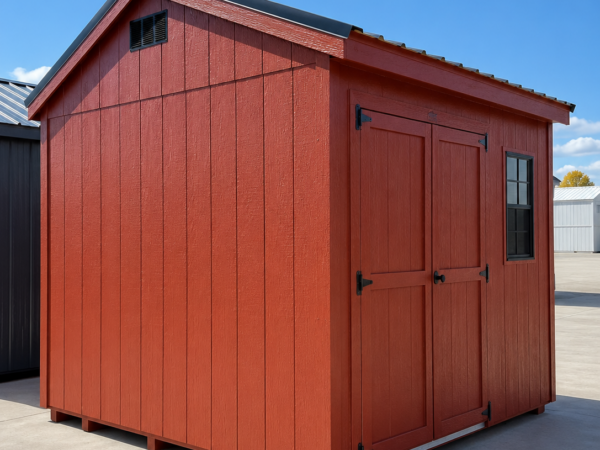 10'x12' Economy Ranch Gable Wood Shed