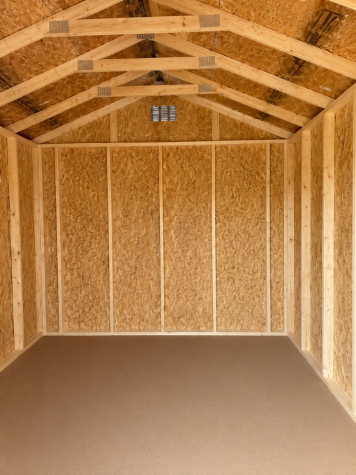 10'x12' Economy Ranch Gable Wood Shed