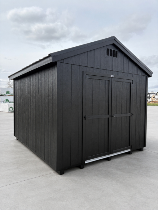 10'x12' Economy Ranch Gable Wood Shed