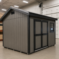 10'x12' Ranch Gable Wood Panel Shed
