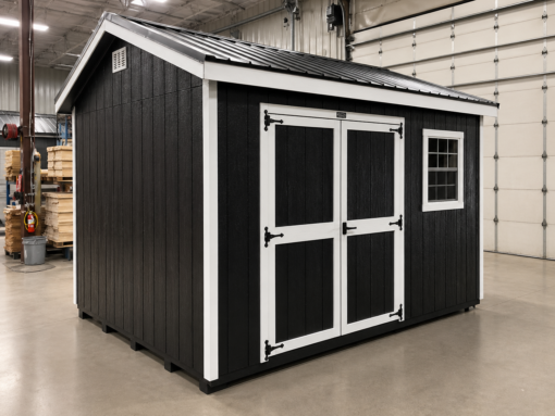 10'x12' Ranch Gable Wood Panel Shed