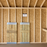 10'x12' Ranch Gable Wood Panel Shed
