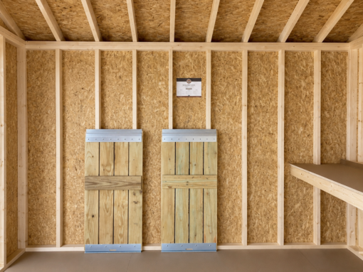 10'x12' Ranch Gable Wood Panel Shed