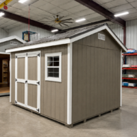 10'x12' Ranch Gable Wood Panel Shed