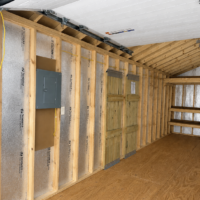 12'x24' Ranch Gable Wood Panel Garage