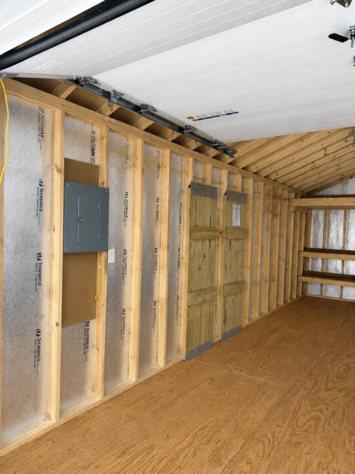 12'x24' Ranch Gable Wood Panel Garage