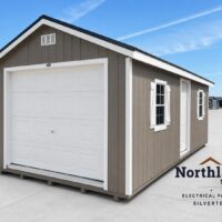 12'x24' Ranch Gable Wood Panel Garage