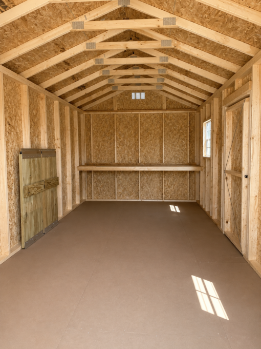 74567-1 10'x20' Economy Ranch Gable Wood Shed