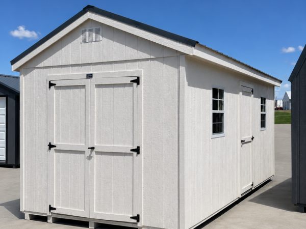 10'x20' Economy Ranch Gable Wood Shed