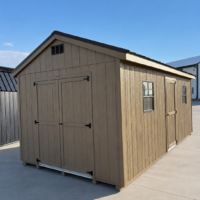 10'x20' Economy Ranch Gable Wood Shed