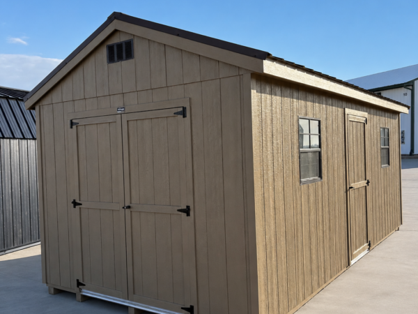 10'x20' Economy Ranch Gable Wood Shed