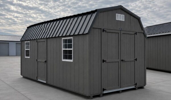 10'x20' Economy High Barn Wood Shed