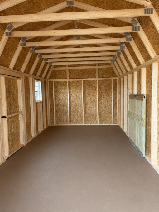 10'x20' Economy High Barn Wood Shed