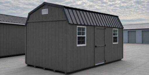 10'x20' Economy High Barn Wood Shed