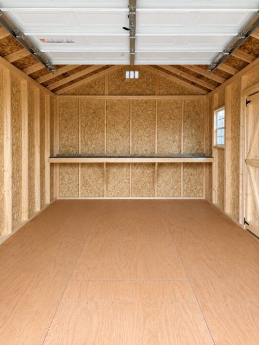 74578-1 12'x16' Economy Ranch Wood Panel Garage