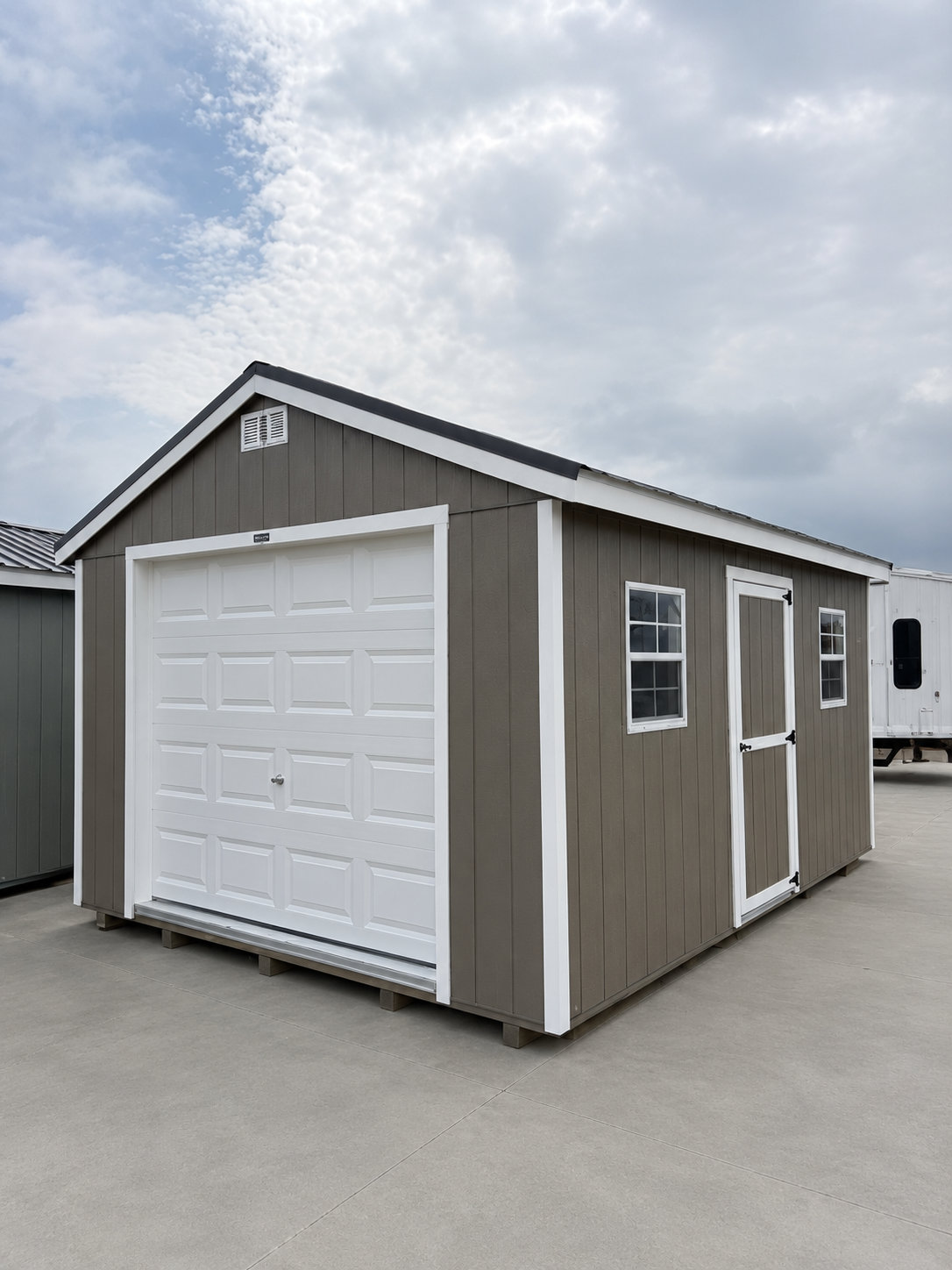 12'x16' Economy Ranch Wood Panel Garage For Sale| #74578