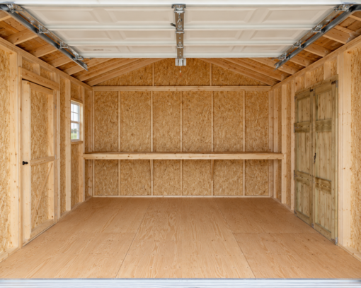 74582-1 12'x16' Economy Ranch Wood Panel Garage