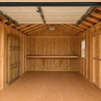 12'x20' Economy Ranch Wood Panel Garage