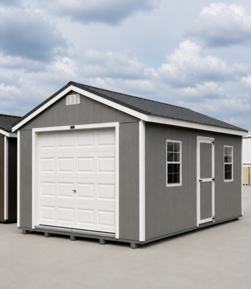 12'x20' Economy Ranch Wood Panel Garage