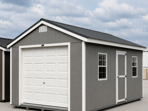 12'x20' Economy Ranch Wood Panel Garage