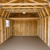 12'x20' Economy High Barn Style Wood Shed