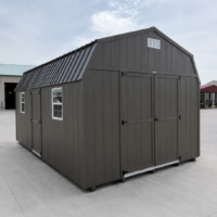 12'x20' Economy High Barn Style Wood Shed
