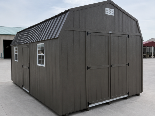 12'x20' Economy High Barn Style Wood Shed