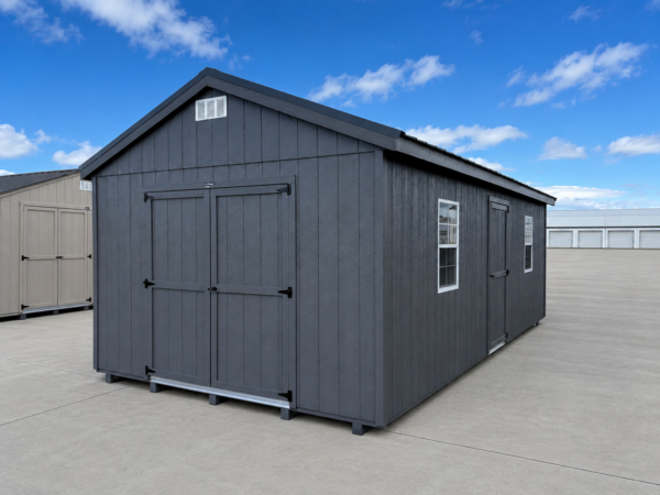 74593 12'x24' Economy Ranch Gable Wood Shed