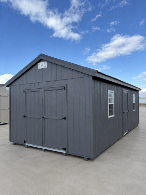 12'x24' Economy Ranch Gable Wood Shed