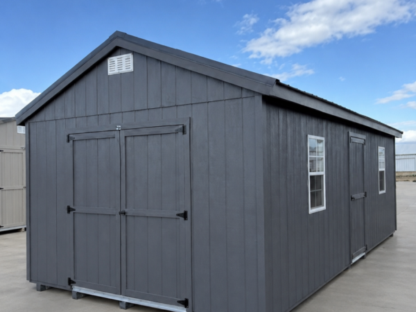 74593 12'x24' Economy Ranch Gable Wood Shed