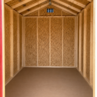 8'x12' Economy Ranch Gable Wood Shed