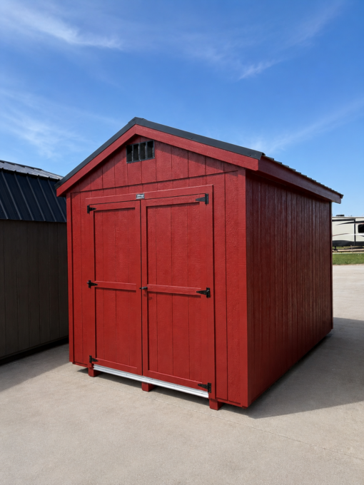 8'x12' Economy Ranch Gable Wood Shed