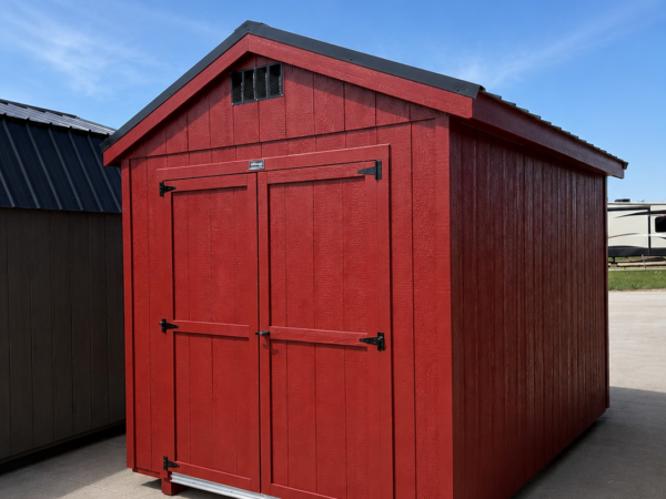 8'x12' Economy Ranch Gable Wood Shed