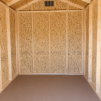 8'x10' Economy Ranch Gable Wood Shed