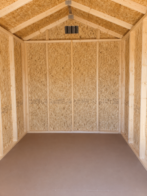 8'x10' Economy Ranch Gable Wood Shed