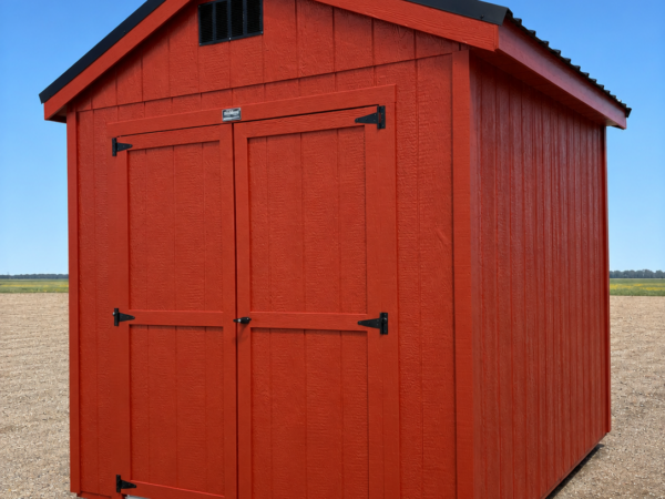 8'x10' Economy Ranch Gable Wood Shed