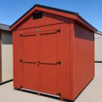 8'x10' Economy Ranch Gable Wood Shed