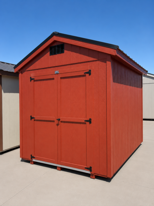 8'x10' Economy Ranch Gable Wood Shed