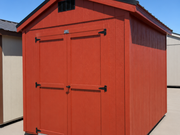 8'x10' Economy Ranch Gable Wood Shed