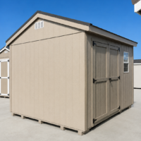 10'x12' Economy Ranch Style Wood Shed