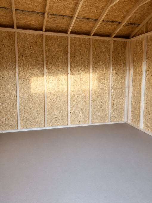 10'x12' Economy Ranch Gable Wood Shed