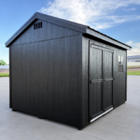 10'x12' Economy Ranch Gable Wood Shed