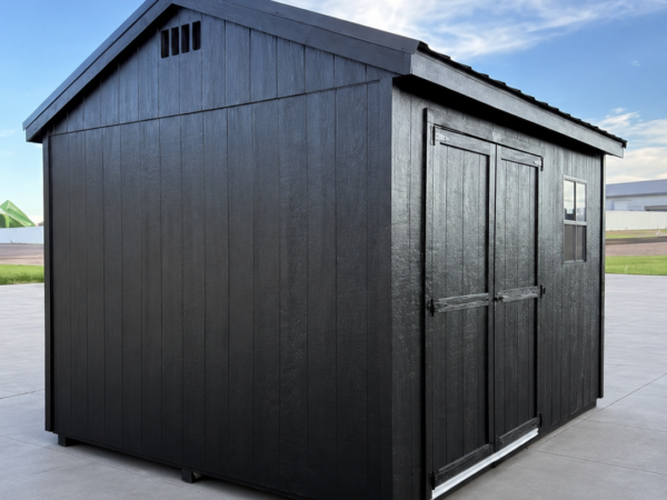 10'x12' Economy Ranch Gable Wood Shed
