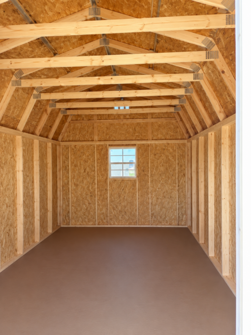 74610-1 10'x16' Economy High Barn Wood Shed