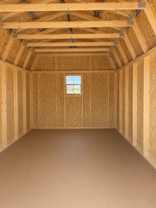 74613-1 10'x16' Economy High Barn Wood Shed