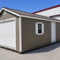 14'x32' Ranch Gable Wood Panel Garage