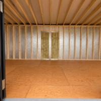 74925-3 12'x28' Ranch Gable Wood Panel Garage