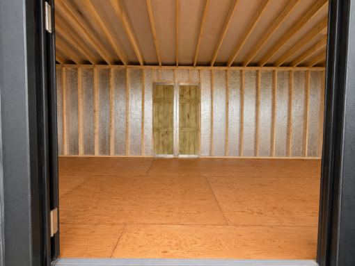 74925-3 12'x28' Ranch Gable Wood Panel Garage